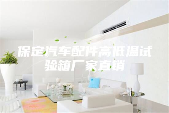 保定汽車(chē)配件高低溫試驗(yàn)箱廠家直銷(xiāo)