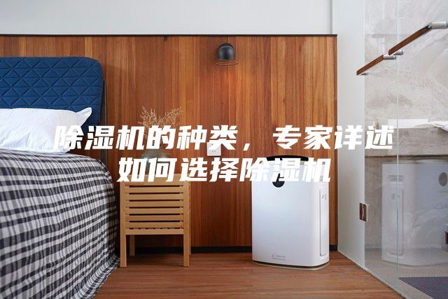 除濕機的種類，專家詳述如何選擇除濕機