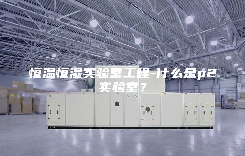 恒溫恒濕實驗室工程-什么是p2實驗室？