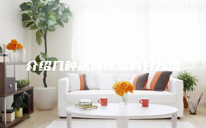 介紹幾種房間除濕的好方法