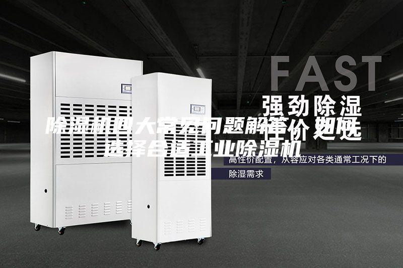 除濕機四大常見問題解答，如何選擇合適工業除濕機