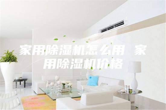 家用除濕機怎么用 家用除濕機價格