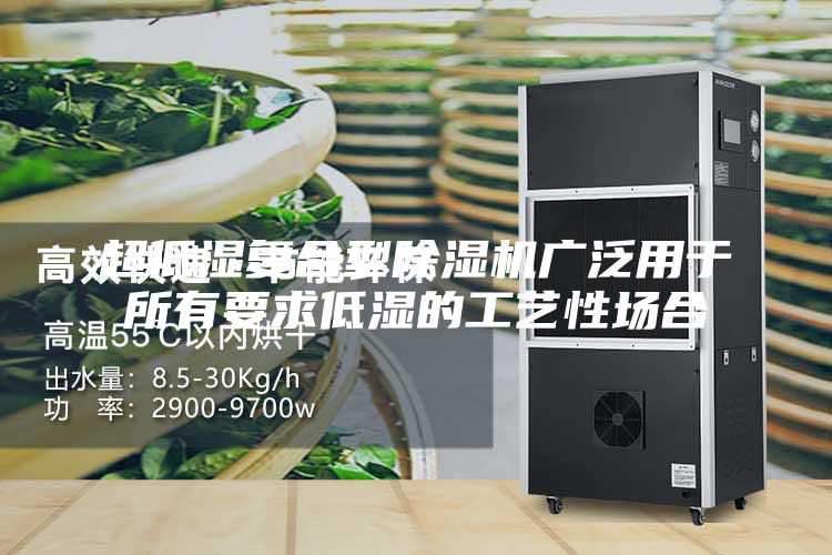 超低濕復(fù)合型除濕機(jī)廣泛用于所有要求低濕的工藝性場(chǎng)合