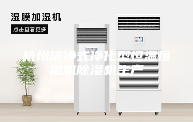杭州潔凈式凈化型恒溫恒濕機除濕機生產