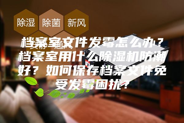 檔案室文件發霉怎么辦？檔案室用什么除濕機防潮好？如何保存檔案文件免受發霉困擾？