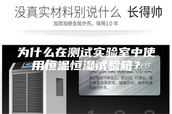 為什么在測試實驗室中使用恒溫恒濕試驗箱？